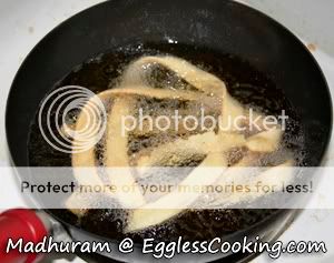Deep fry dough Deep fry dough