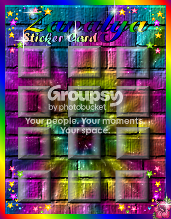 Zanalya Sticker Card 02