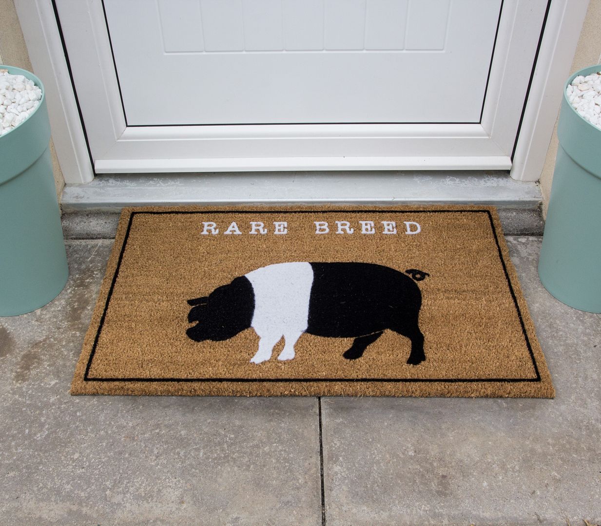 Animal Pig Funny Farm Picture Image Door Mat Outdoor Floor Doormat 45cm