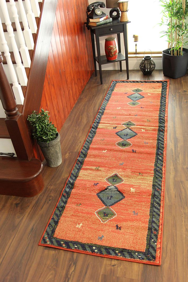 Navaro Long Narrow Wide Hall Runner Rugs Tribal Small Large Cheap
