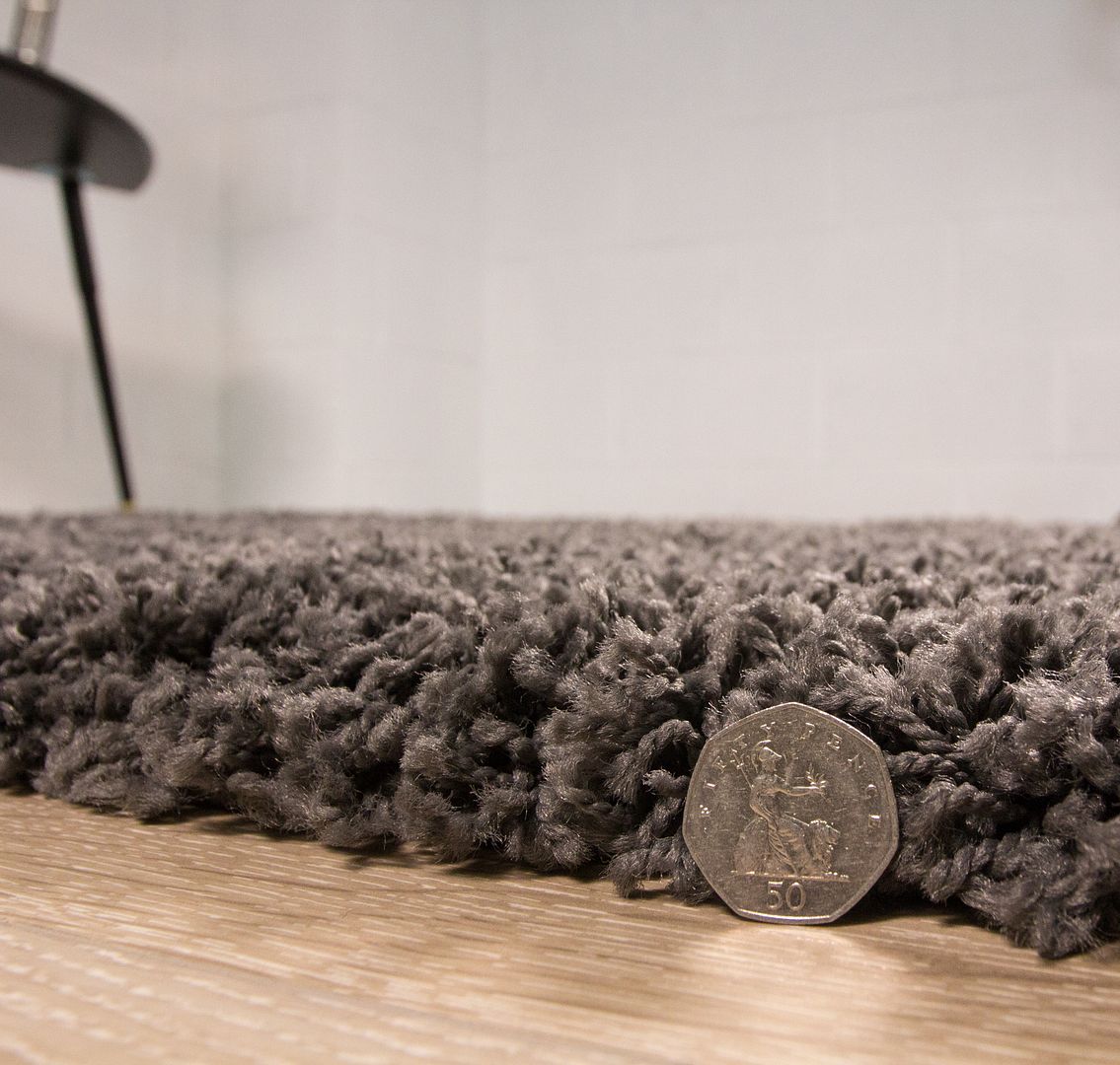 Dark Grey Small Large Size Thick Soft Shaggy Rugs Non Shed Modern - Dark Grey Small Large Size Thick Soft Shaggy Rugs Non Shed Modern Circlerugs dark grey small large size thick soft shaggy rugs non shed modern - dark grey small large size thick soft shaggy rugs non shed modern circlerugs