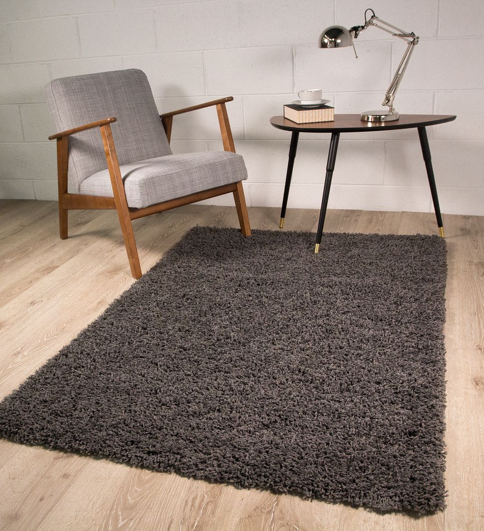 Dark Grey Small Large Size Thick Soft Shaggy Rugs Non Shed Modern - Dark Grey Small Large Size Thick Soft Shaggy Rugs Non Shed Modern Circlerugs dark grey small large size thick soft shaggy rugs non shed modern - dark grey small large size thick soft shaggy rugs non shed modern circlerugs