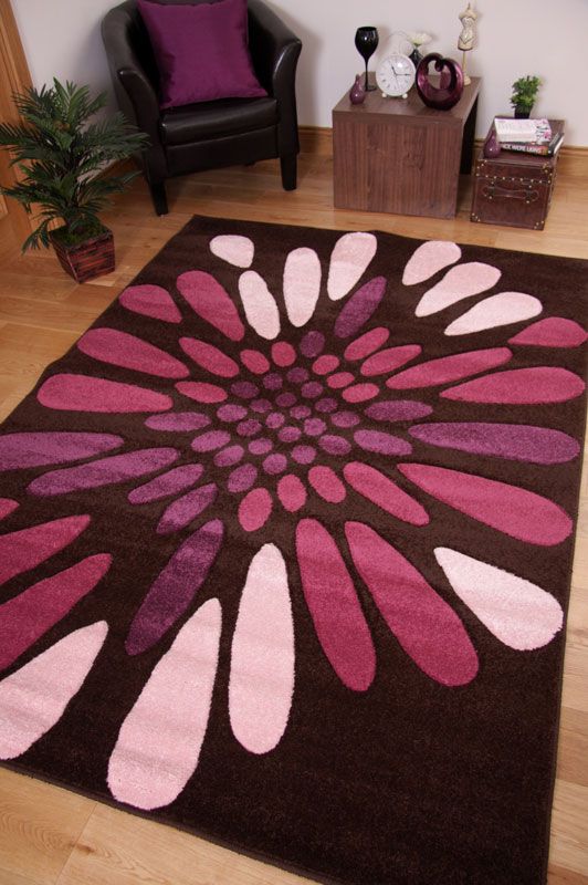Small Medium Extra Large Mat Purple Plum Aubergine Soft Thick Quality Cheap Rugs eBay
