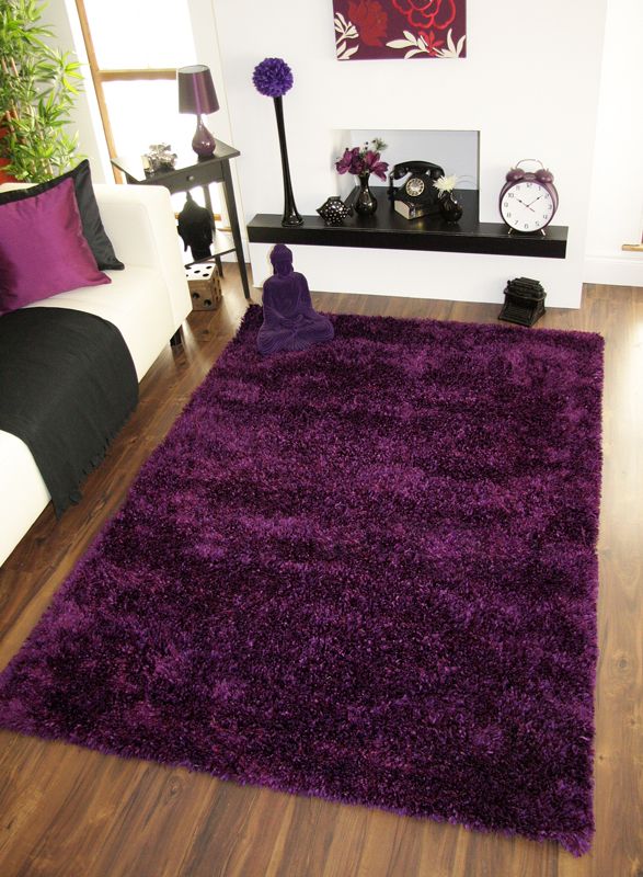 Shaggy Rugs Thick Soft Ribbons High Quality Polyester Small Large XL