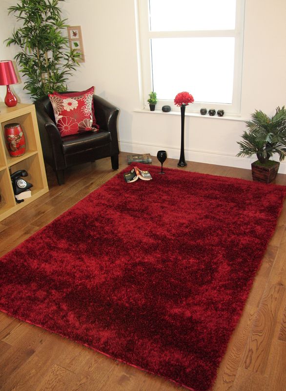 Shaggy Rugs Thick Soft Ribbons High Quality Polyester Small Large XL