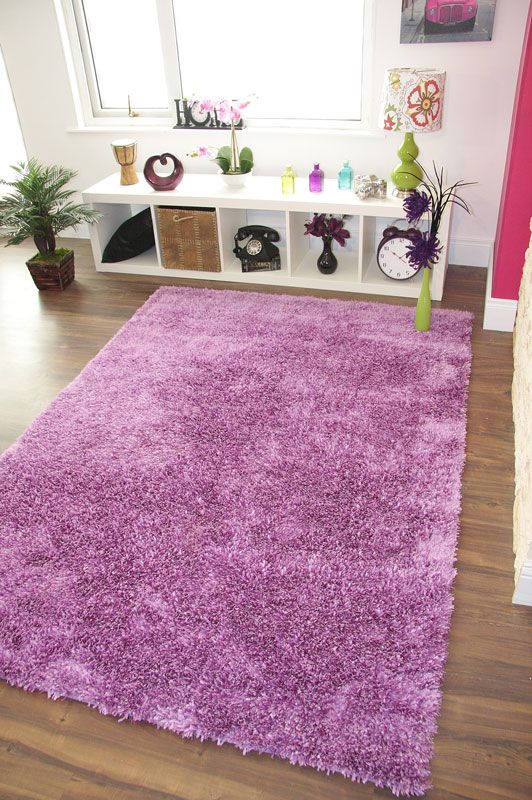 Shaggy Rugs Thick Soft Ribbons High Quality Polyester Small Large XL