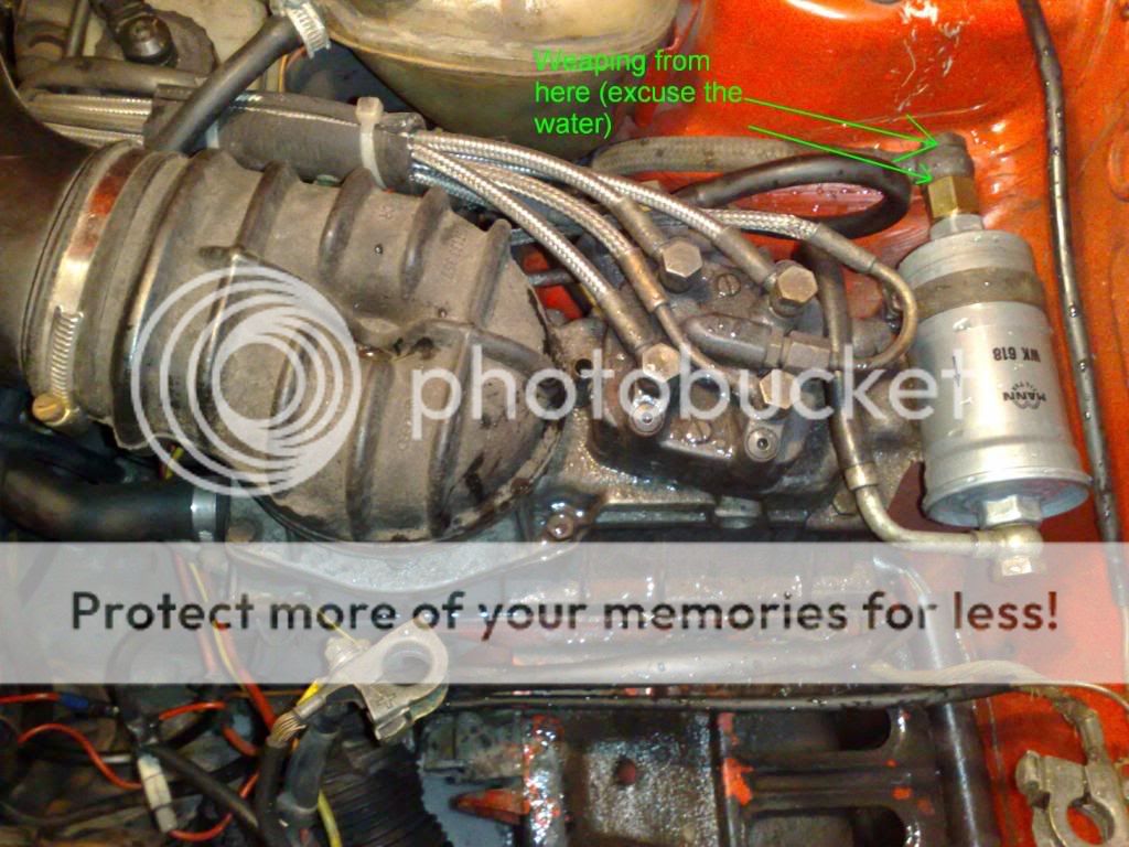 View topic Petrol Leak Fuel filter The Mk1 Golf Owners Club