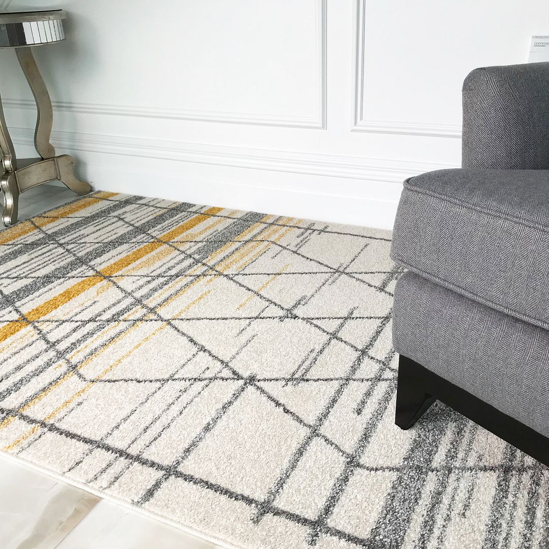 Details About Popular Cream Grey Ochre Moroccan Trellis Living Room Bedroom Scandi Area Rug